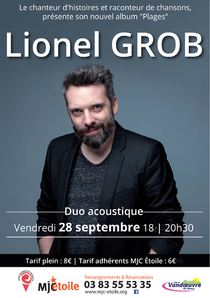 Lionel GROB en concert duo acoustique